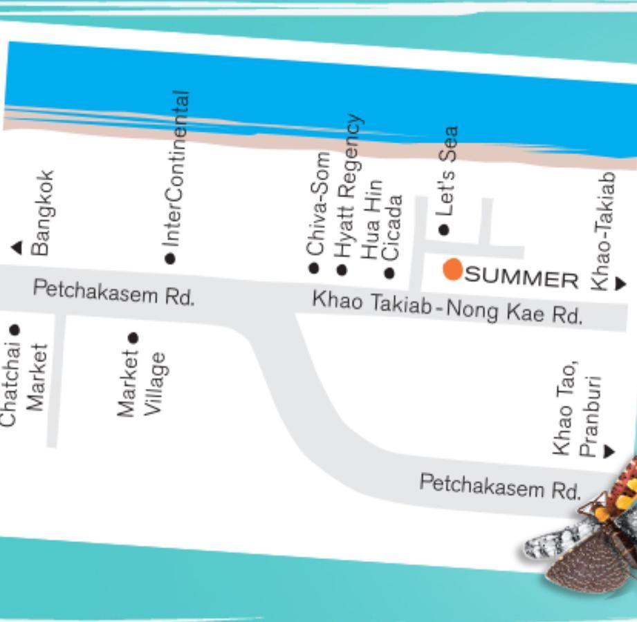 Summer Huahin712,Side Sea View,Near Beach&Cicada,Beautiful Swimming Pool Extérieur photo